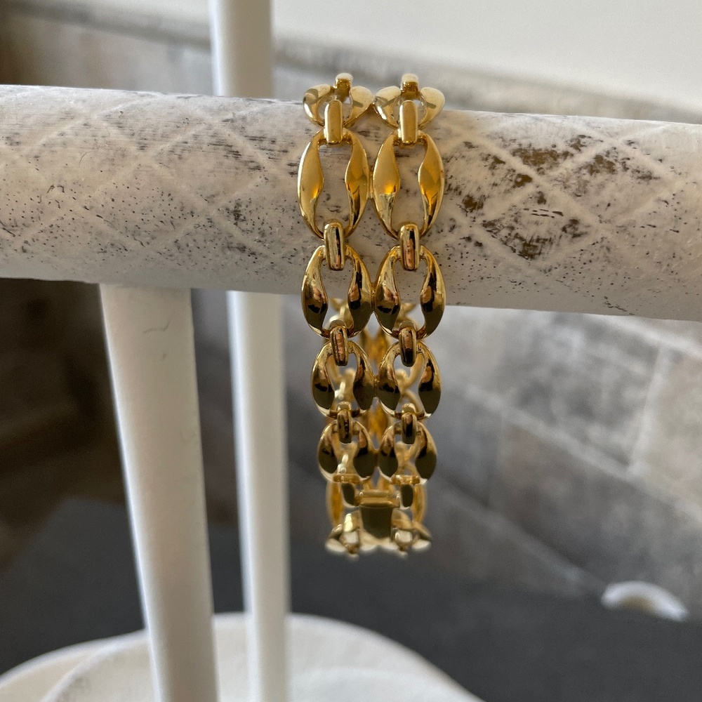❤️ GOLD DOUBLE CHAIN LINK BRACELET